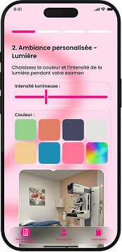 Light customization screen of the Nami app
