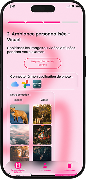 Pictures customization screen of the Nami app