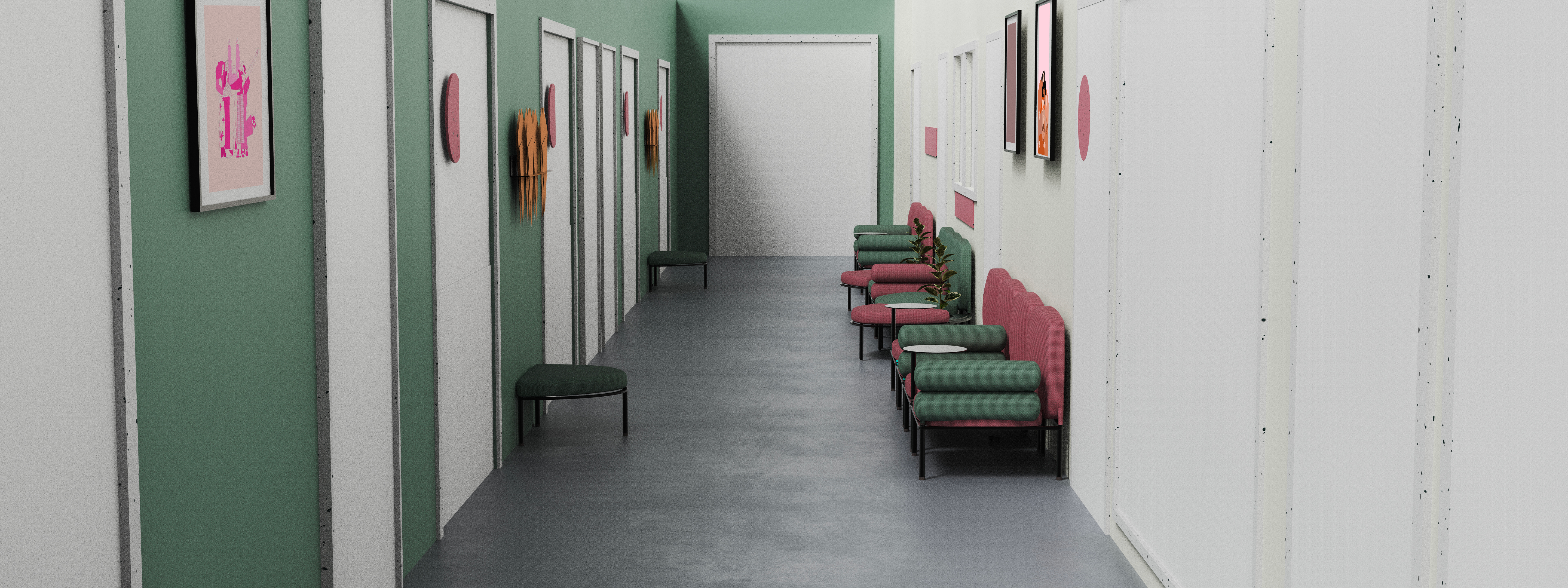 Nami - Vue du couloir d'accueil