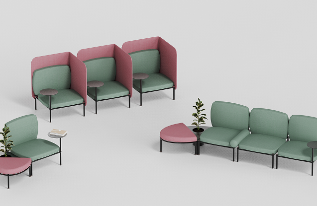 Illustration of Nami project furniture concept