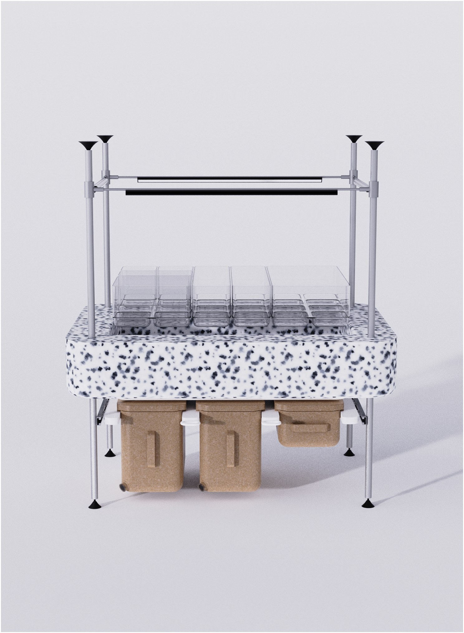 3D rendering of the second preconcept