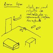 Room gym post-it